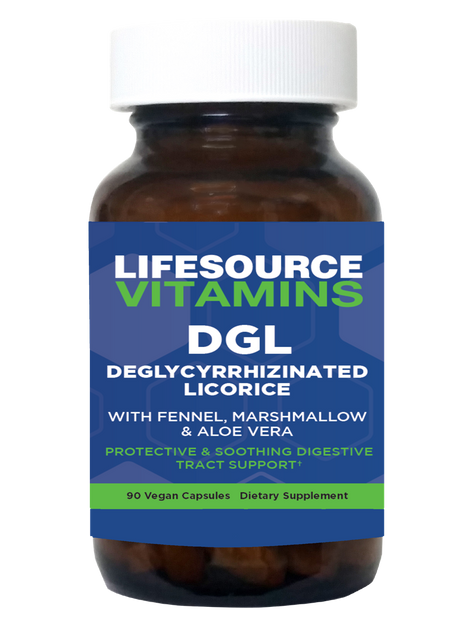 dgl with aloe vera LifeSource Vitamins- DGL Licorice, well-researched for its safe and  effective healing support of the gastrointestinal lining