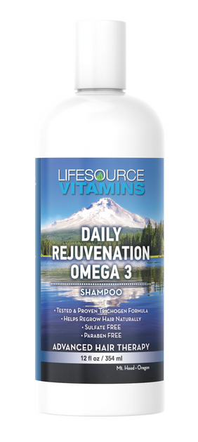 Trichogen Omega 3 natural Hair-Regrowth Shampoo – LifeSource Vitamins