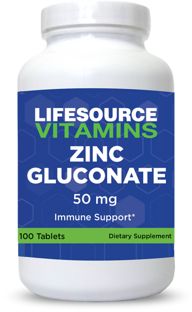 glutathione zinc gluconate Nutricost (50mg) 120 Vegetarian Capsules, Gluten-Free Natural Systems Zinc Gluconate 50