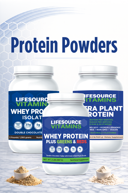 Whey Protein, Plant Protein & Protein Powders | LifeSource Vitamins