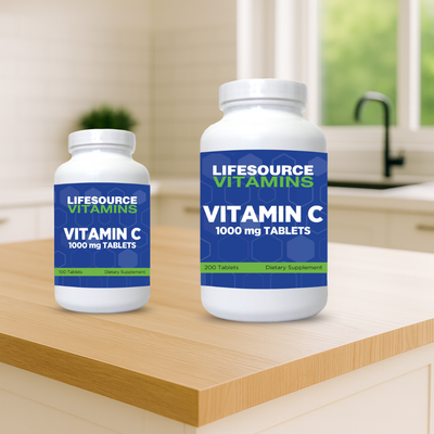 Vitamin C 1,000 mg Tablets - 2 Sizes