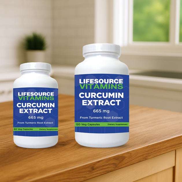 Curcumin Extract 665 mg - Joint Comfort Support | LifeSource Vitamins
