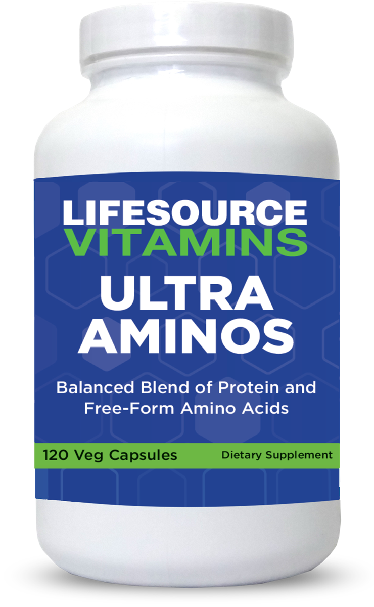 LifeSource Vitamins Ultra Free Form Amino Acid Complex - 120 Capsules ...