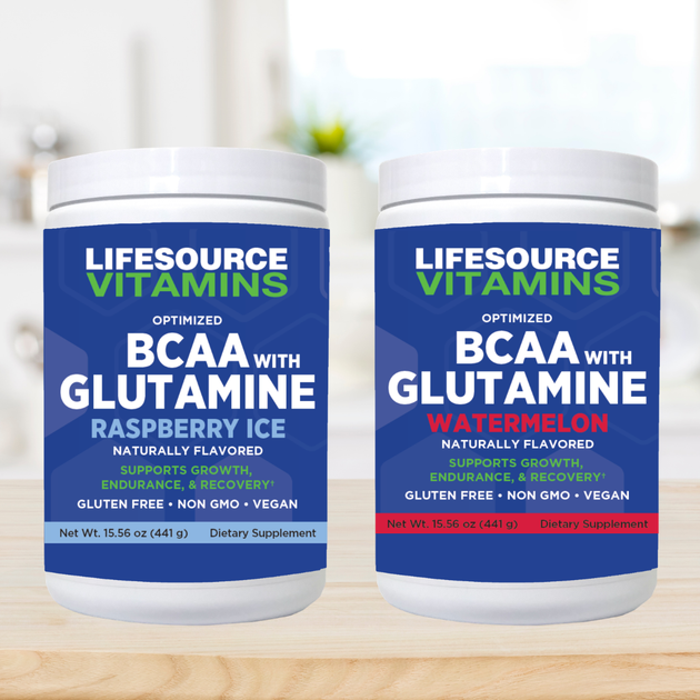 Optimized BCAA w/Glutamine Powder - 2 Flavors – LifeSource Vitamins