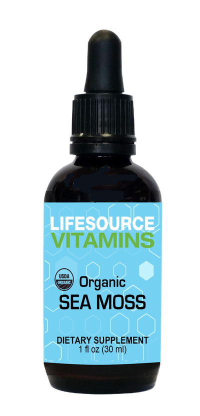 Irish Sea Moss (Organic) Liquid Extract - 1130 mg  - 1 fl oz-  Sea Moss - Seaweed