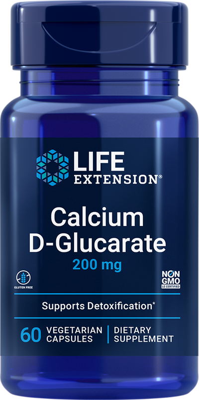 Life Extension - Calcium D-Glucarate 200 mg 60 Vegetarian Capsules