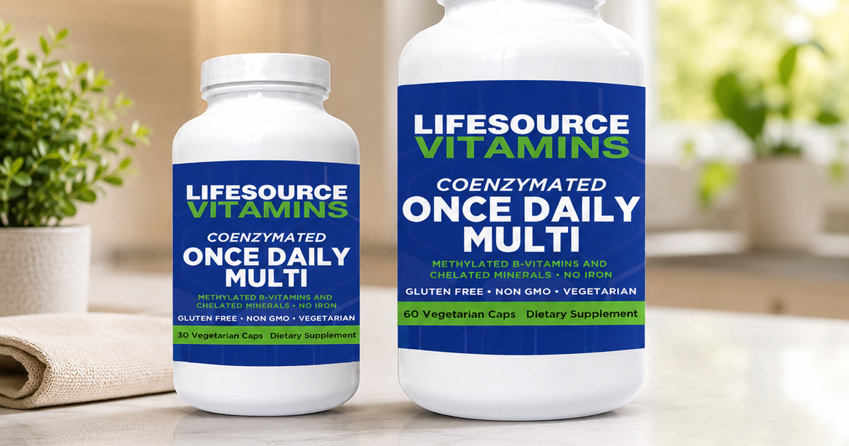 Coenzymated Once Daily Multi | Methylated Multivitamin – LifeSource ...
