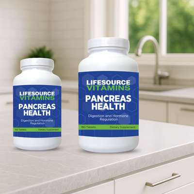 Pancreas Health - Proprietary Blend - 15 Synergistic Ingredients - Tablets - 2 Sizes