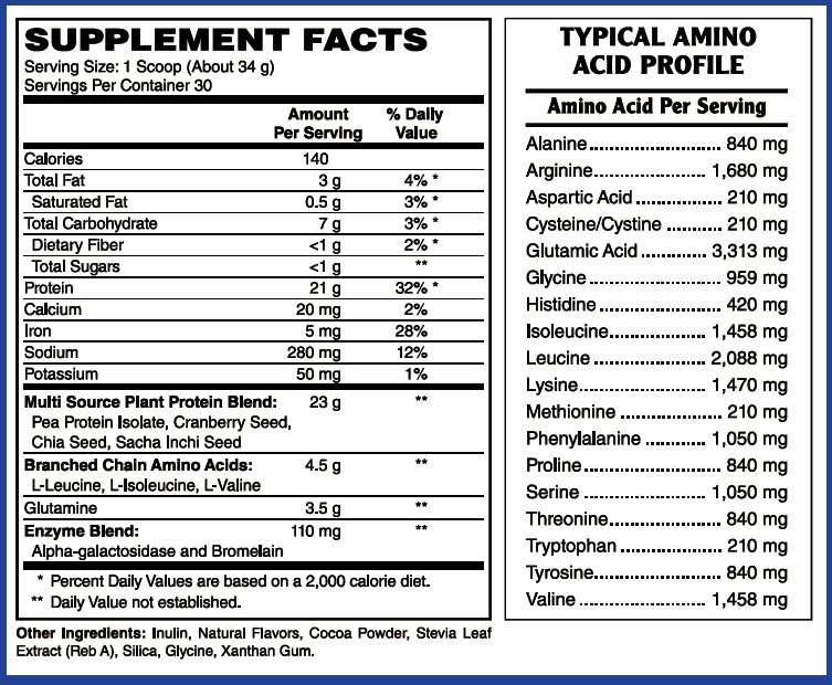 Plant Protein Ultra - Raw Vegan Plant Based Protein Powder - 2 Flavors ...
