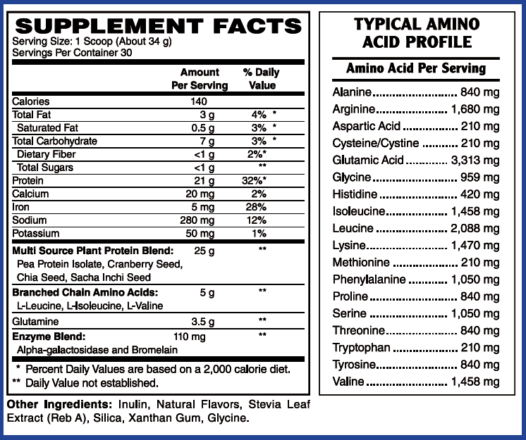 Plant Protein Ultra - Raw Vegan Plant Based Protein Powder - 2 Flavors ...