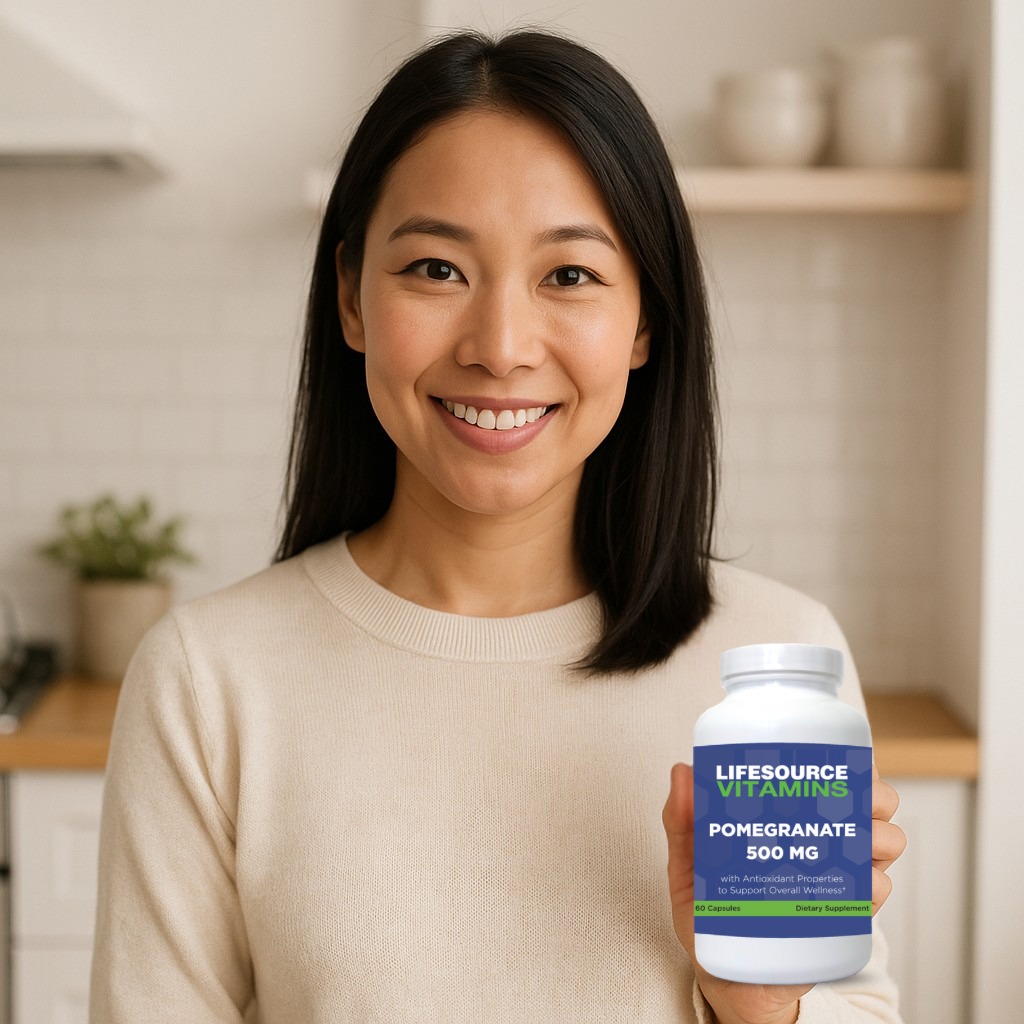 Lifesource Test LifeSource Vitamins-Pomegranate 500 mg- Antioxidant Support - 60 Capsules