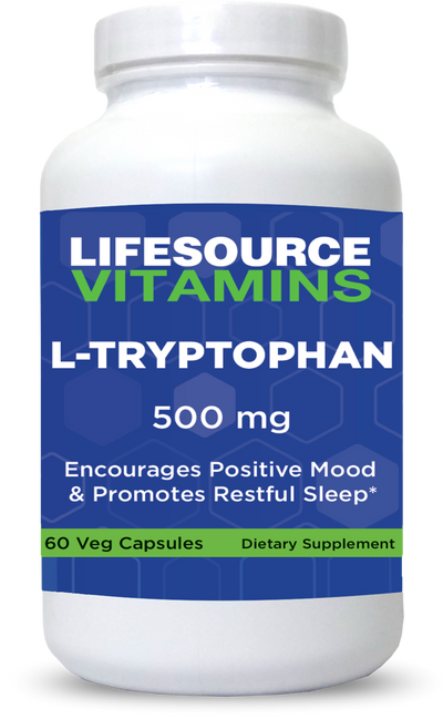 L-Tryptophan 500 mg - 60 Veg Capsules