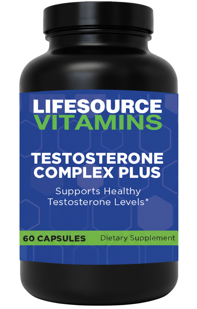 Testosterone Complex Plus - 60 Capsules - LifeSource Vitamins