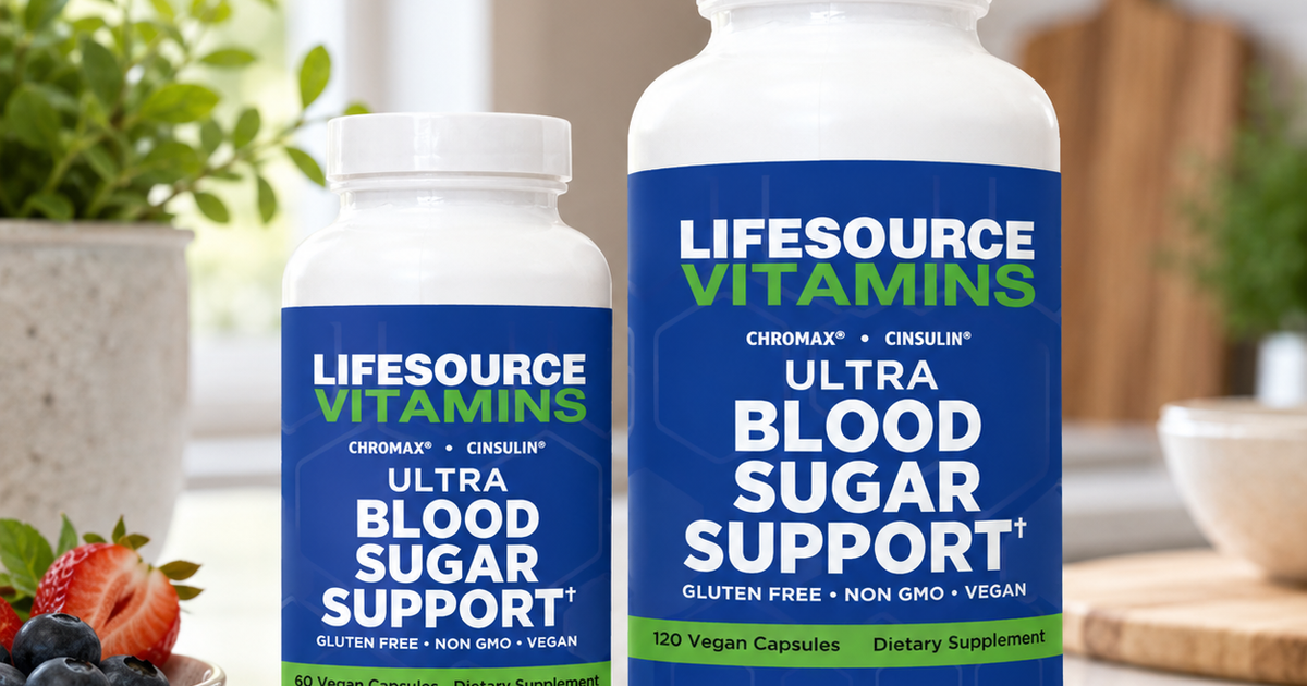 Blood Sugar Support with Berberine, Chromium & Cinnamon | LifeSource ...