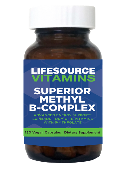 Vitamin B Superior Methyl-B Complex - 120 Veg Capsules