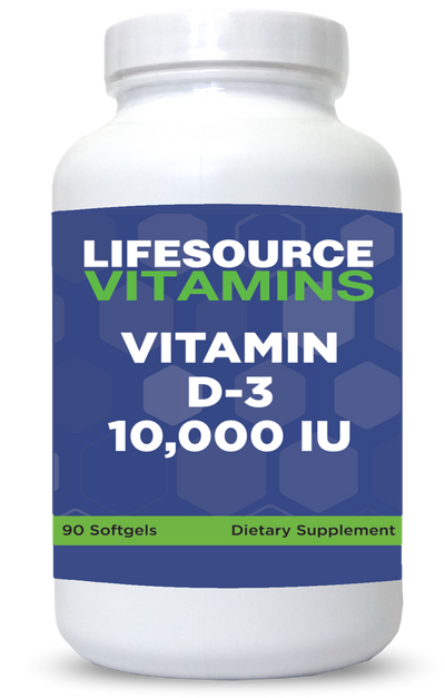 Vitamin D3 250 mcg (10,000 IU) - 90 Softgels